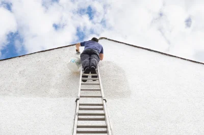 Peinture extérieure au Beulay — façades et ravalement